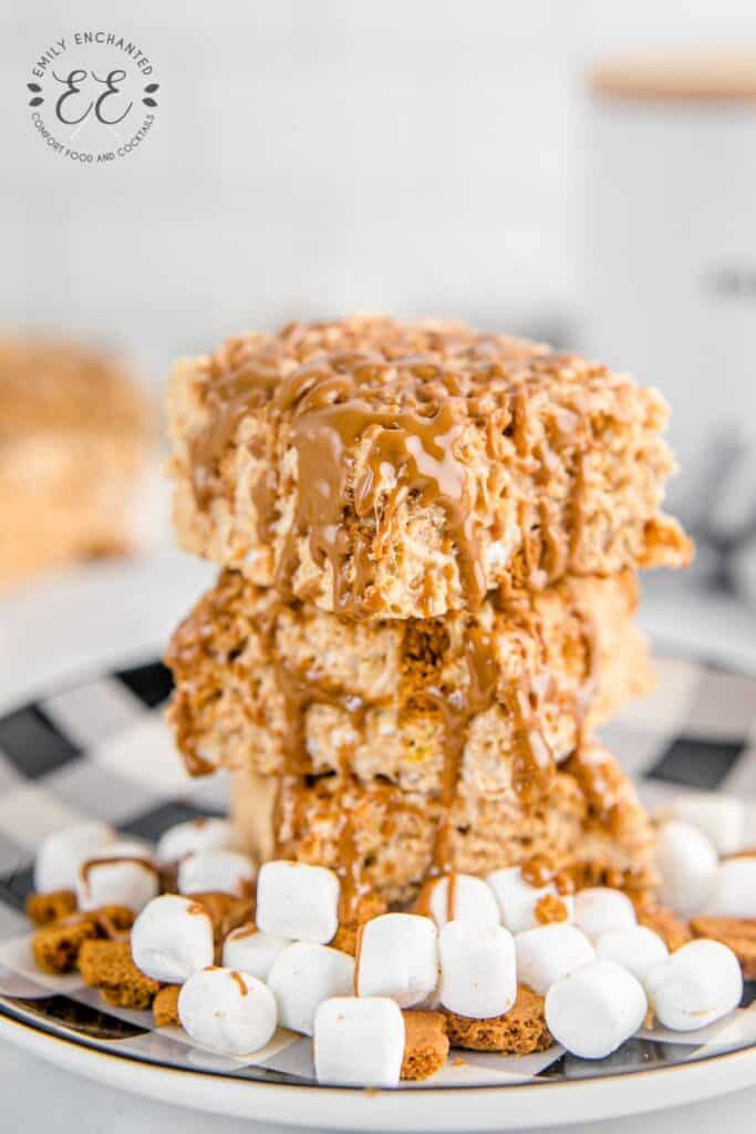 Cookie Butter Rice Krispie Treats Biscoff Rice Krispie Treats