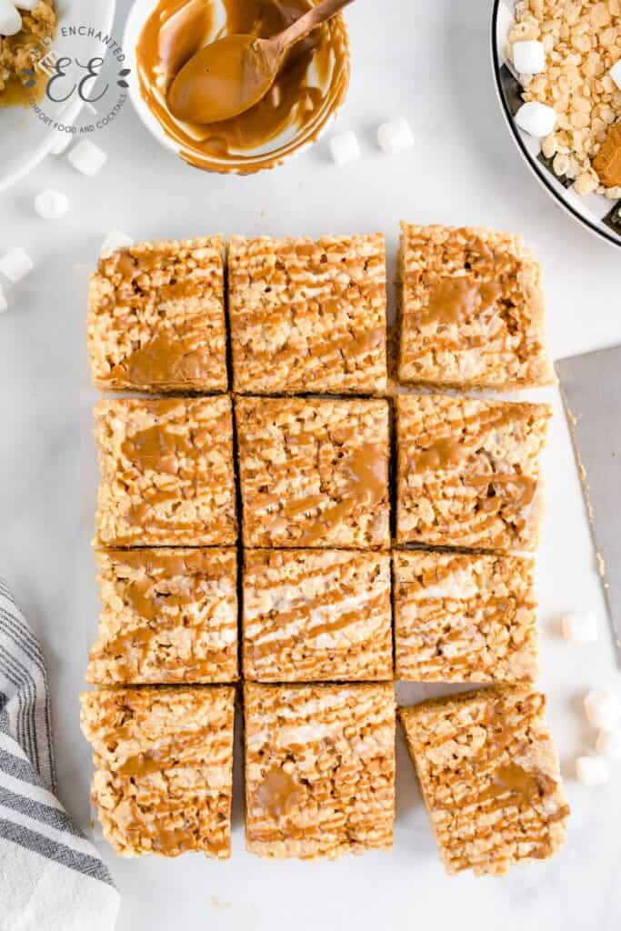 Rice Krispie Treats with Cookie Butter