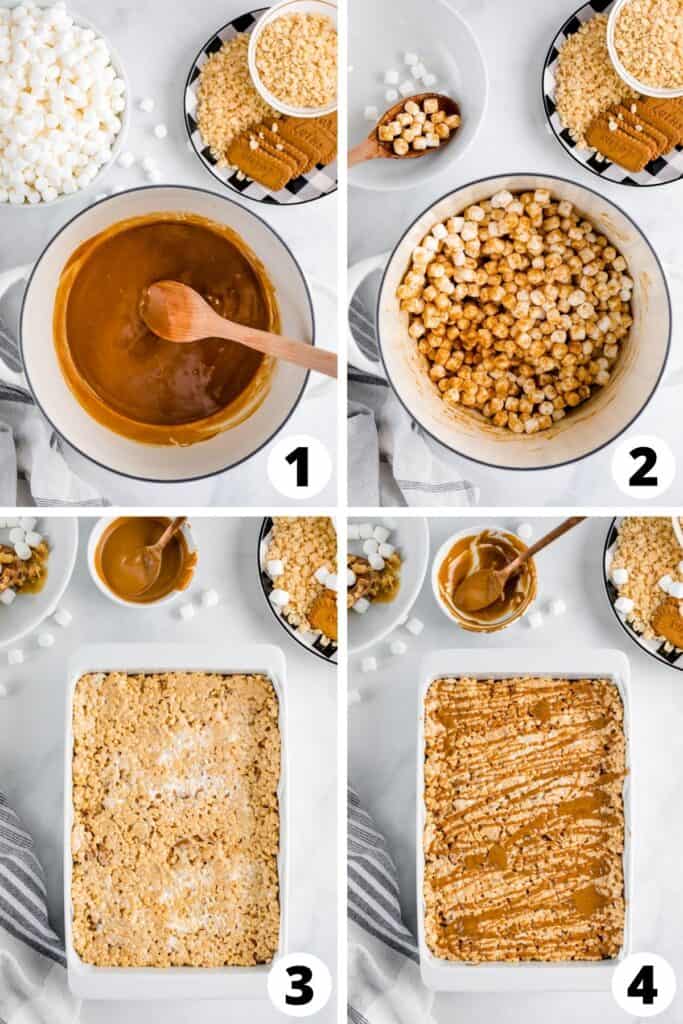 Rice Krispie Treats with Cookie Butter Rice Krispie Treats with Cookie Butter