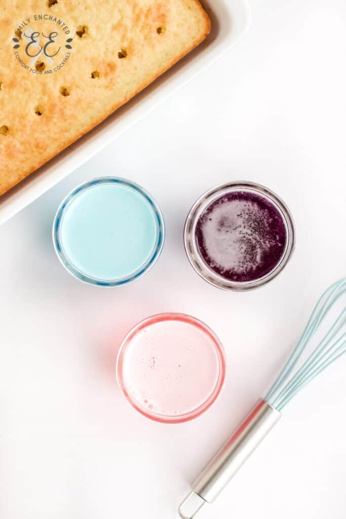 Unicorn Jello Poke Cake Unicorn Jello Poke Cake
