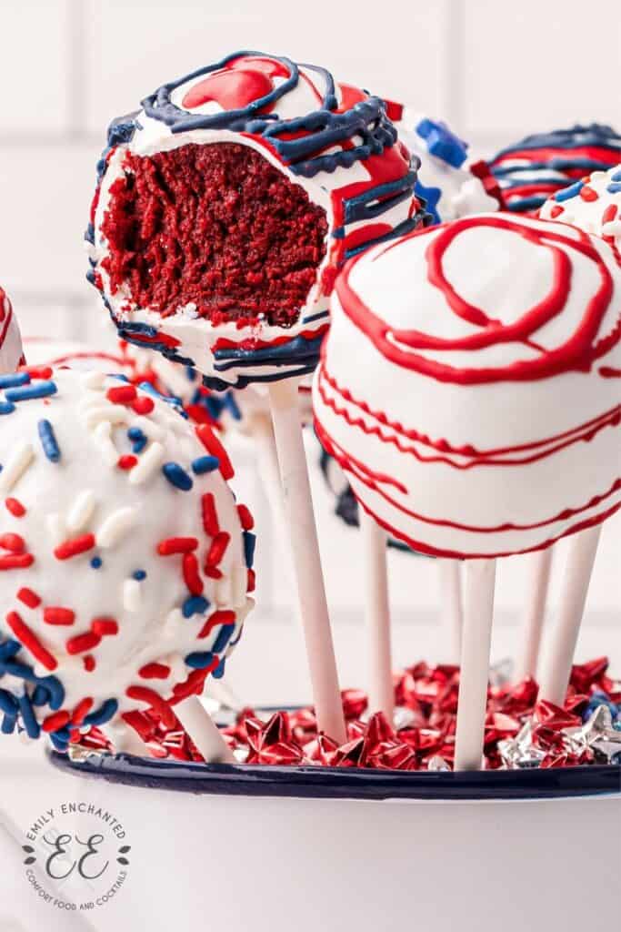 4th of July Cake Pops