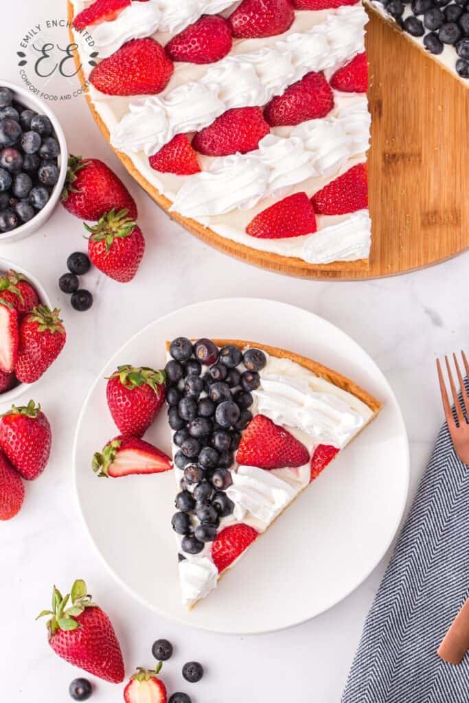 4th of July Dessert Pizza