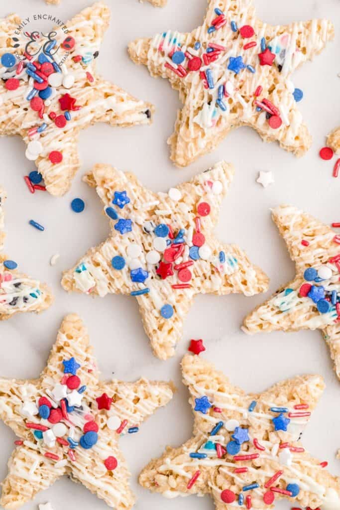 4th of July Rice Krispie Treats