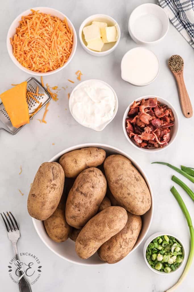 Loaded Potato Casserole Ingredients