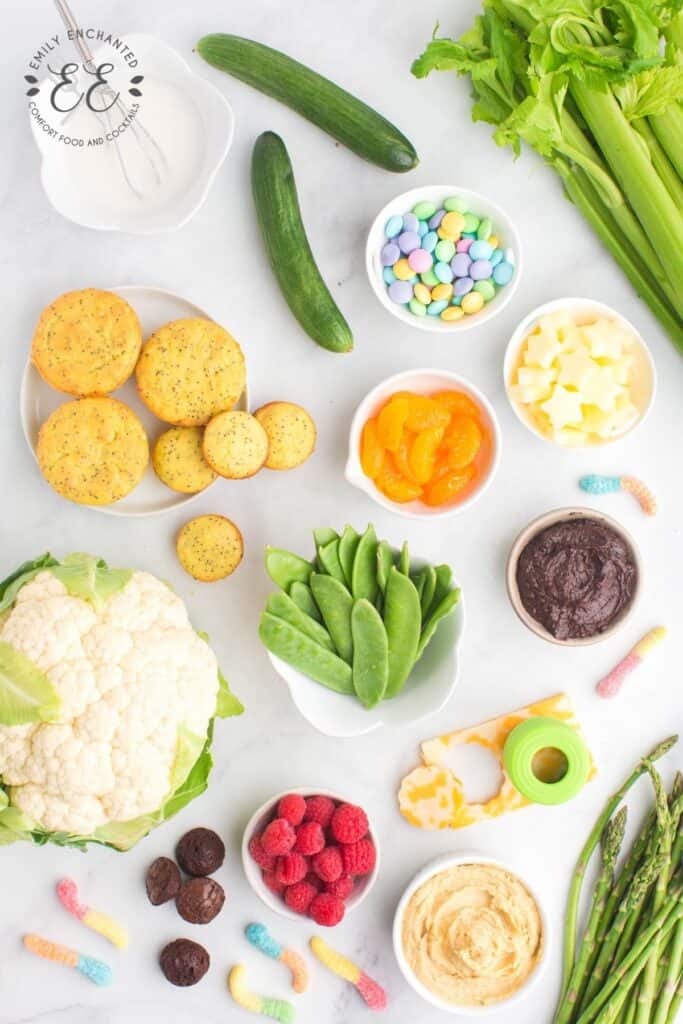 Spring Snack Board Ingredients Spring Snack Board Ingredients