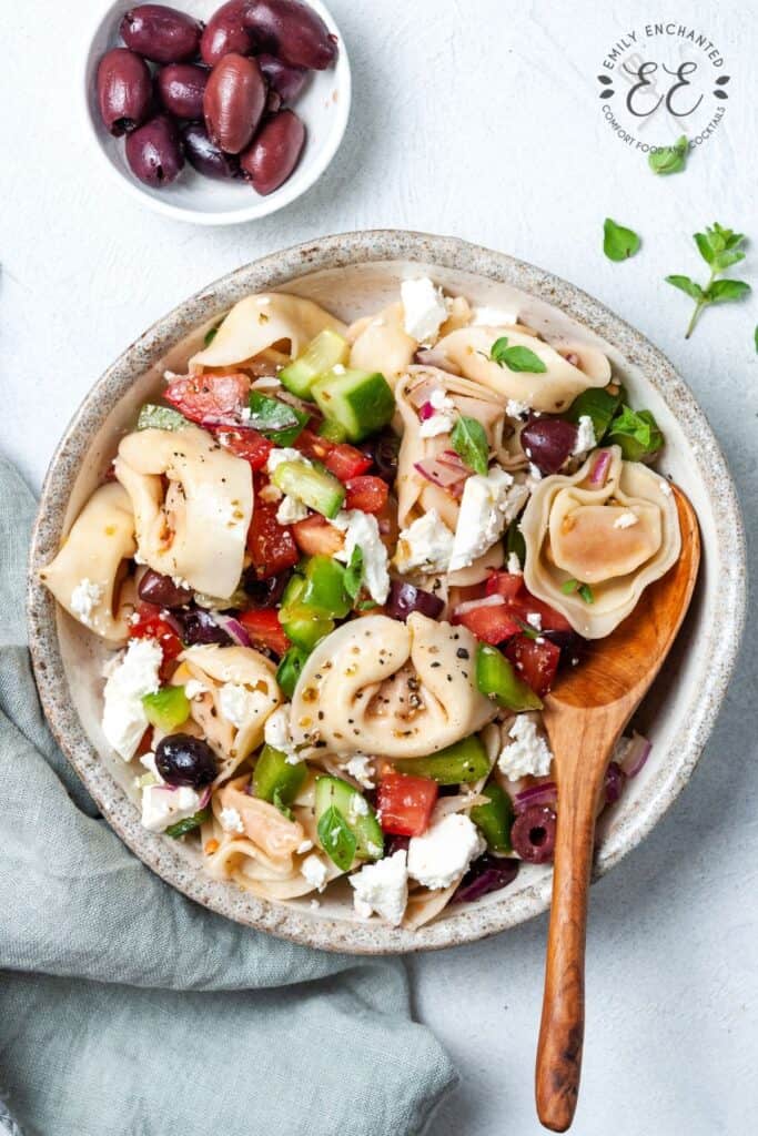 Greek Pasta Salad with Tortellini Greek Pasta Salad with Tortellini