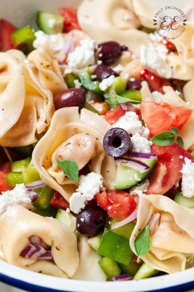 Greek Tortellini Salad Greek Tortellini Salad