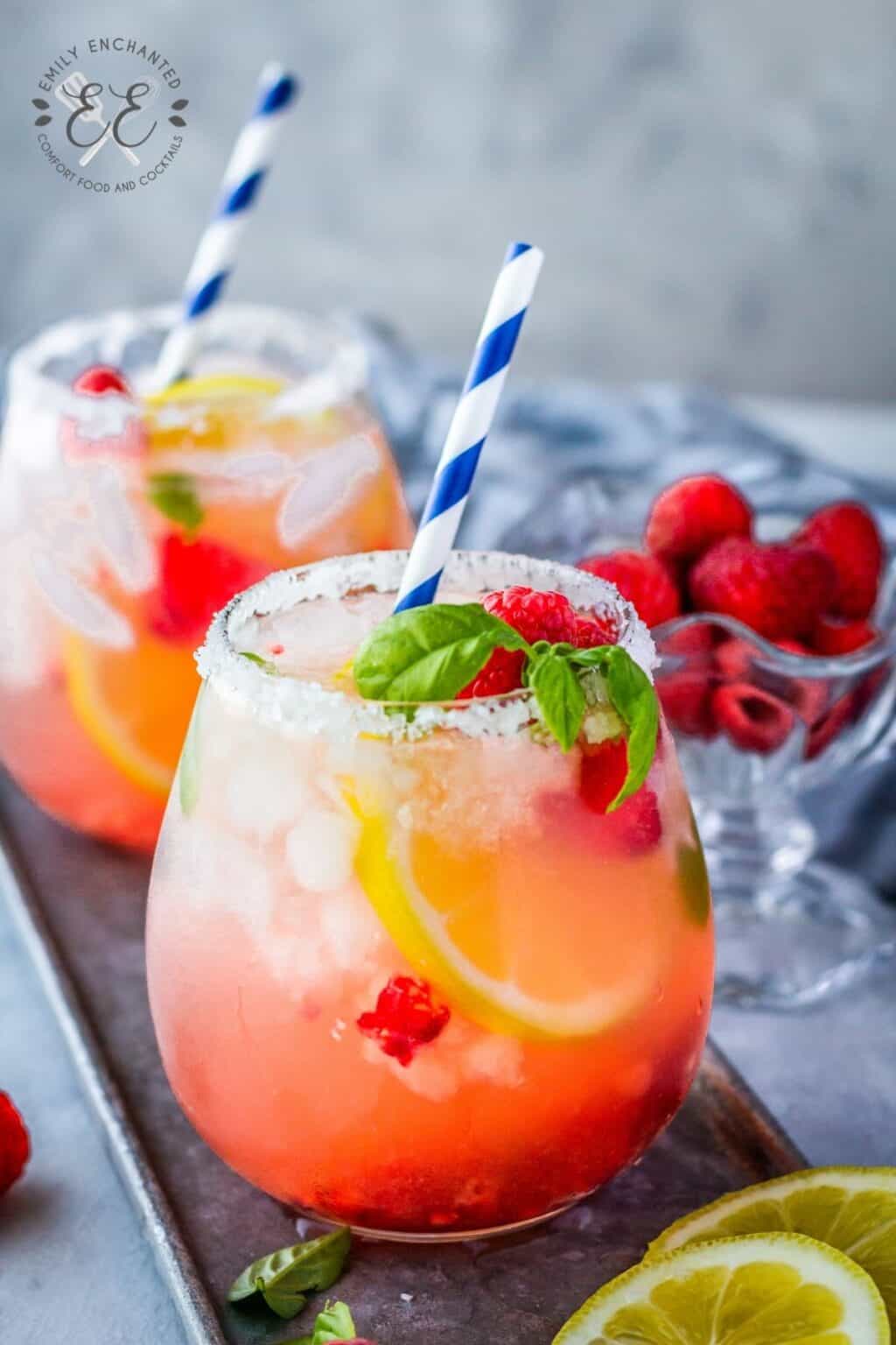 Raspberry Basil Chilton (A Vodka Cocktail Perfect for Summer)