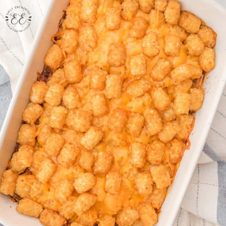 Sloppy Joe Tater Tot Casserole