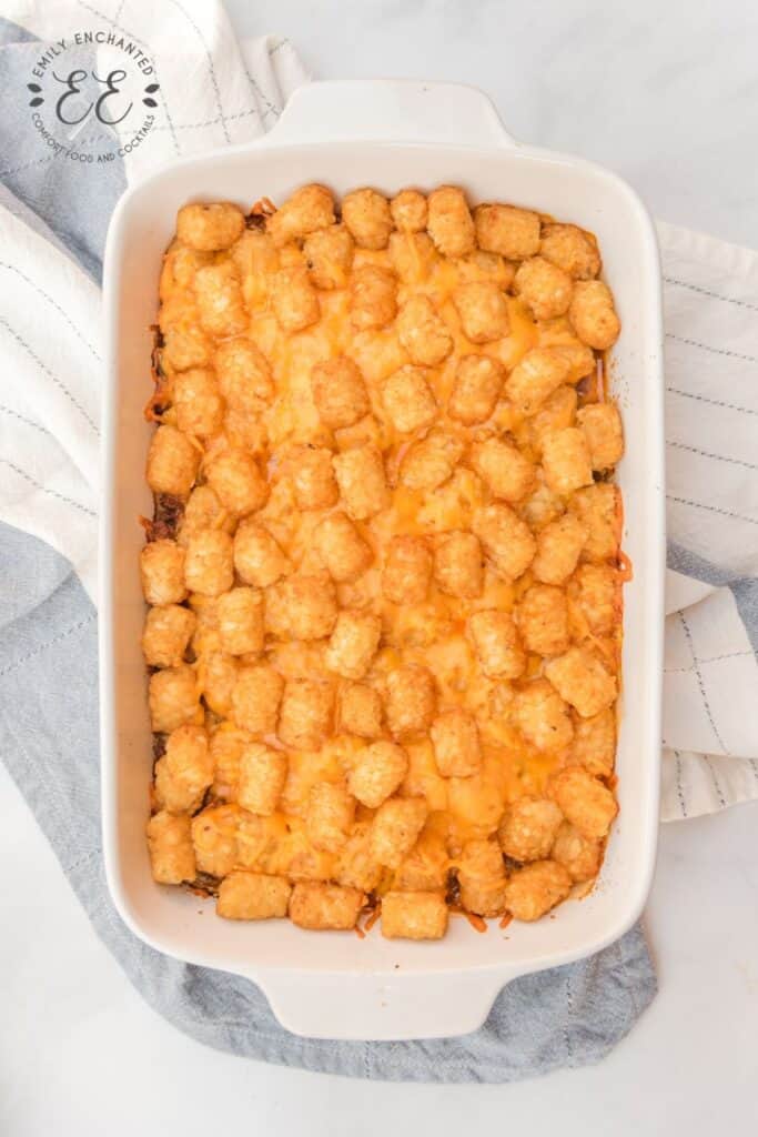 Sloppy Joe Tater Tot Casserole