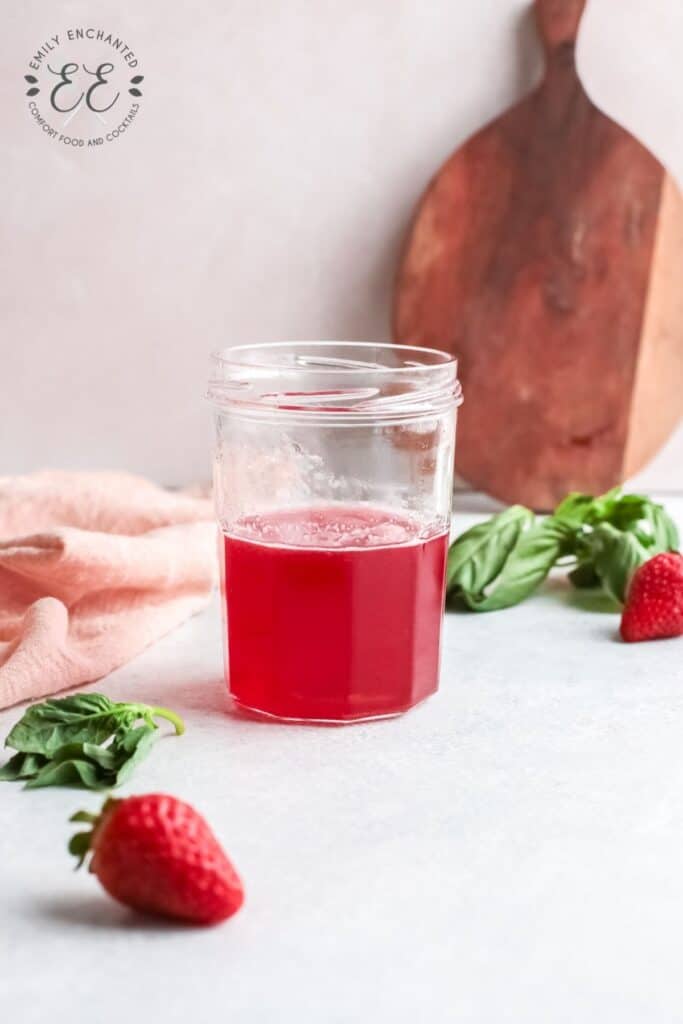 Strawberry Basil Simple Syrup Strawberry Basil Simple Syrup