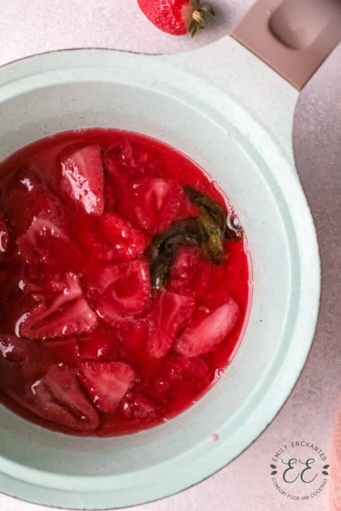 Strawberry Basil Syrup Strawberry Basil Syrup