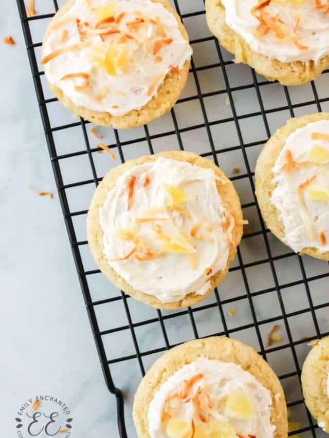 Pina Colada Cookies Emily Enchanted