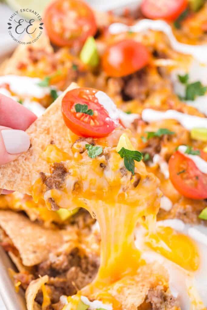 Sausage and Egg Nachos