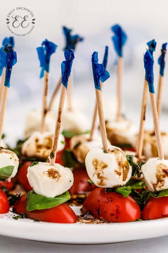 Caprese Skewers with Balsamic