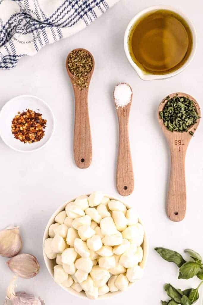 Marinated Mozzarella Ball Ingredients Marinated Mozzarella Ball Ingredients