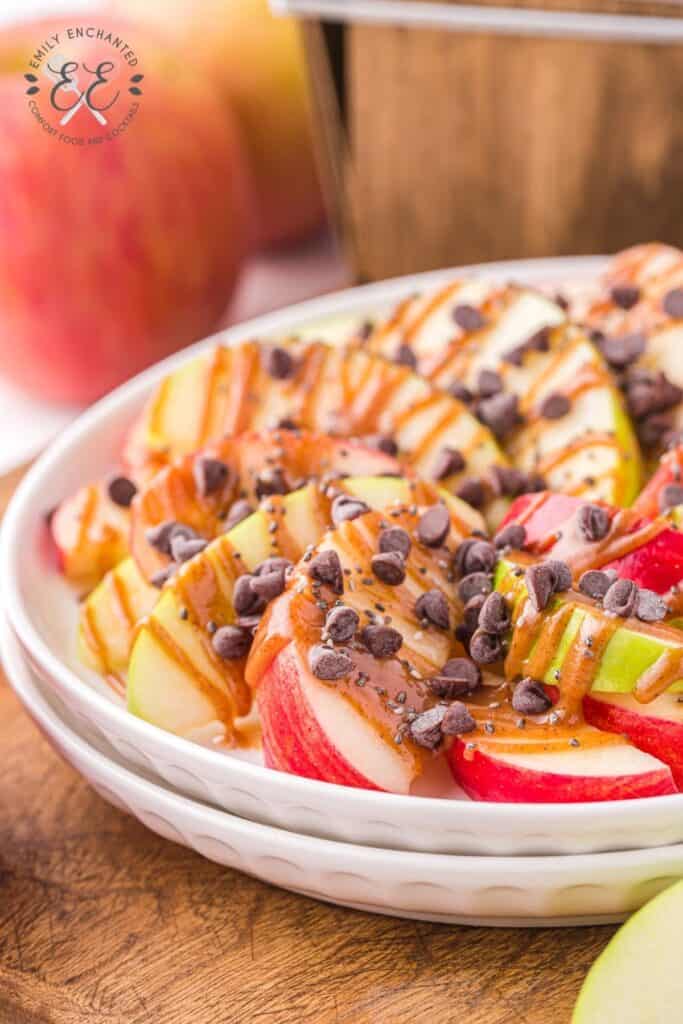 Caramel Peanut Butter Apple Nacho Recipe Caramel Peanut Butter Apple Nacho Recipe