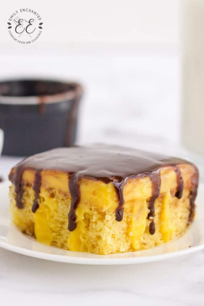 Boston Cream Poke Cake Boston Cream Poke Cake