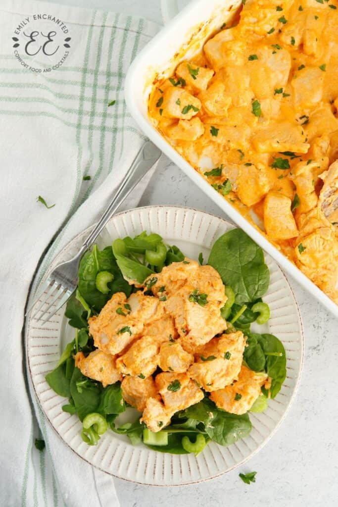 Creamy Buffalo Chicken Bake