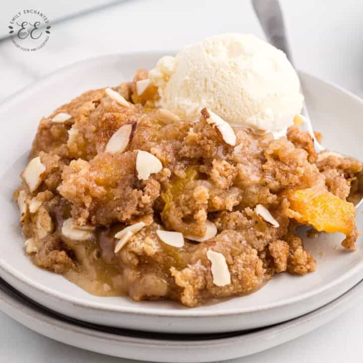 Peach Cobbler Dump Cake