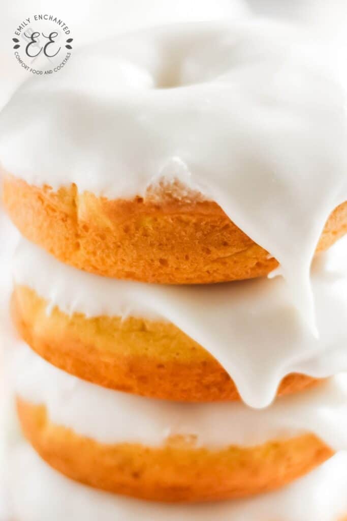 Easy Pumpkin Doughnuts with Cream Cheese Glaze