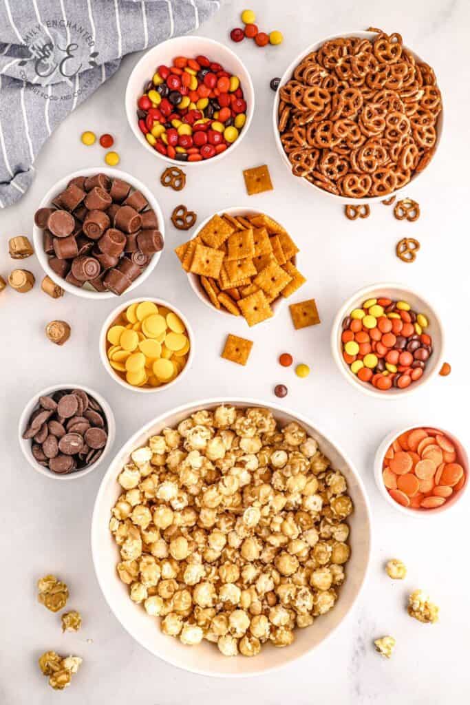 Fall Snack Mix Ingredients