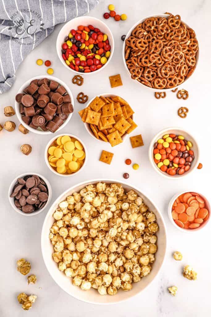 Fall Snack Mix Ingredients Fall Snack Mix Ingredients