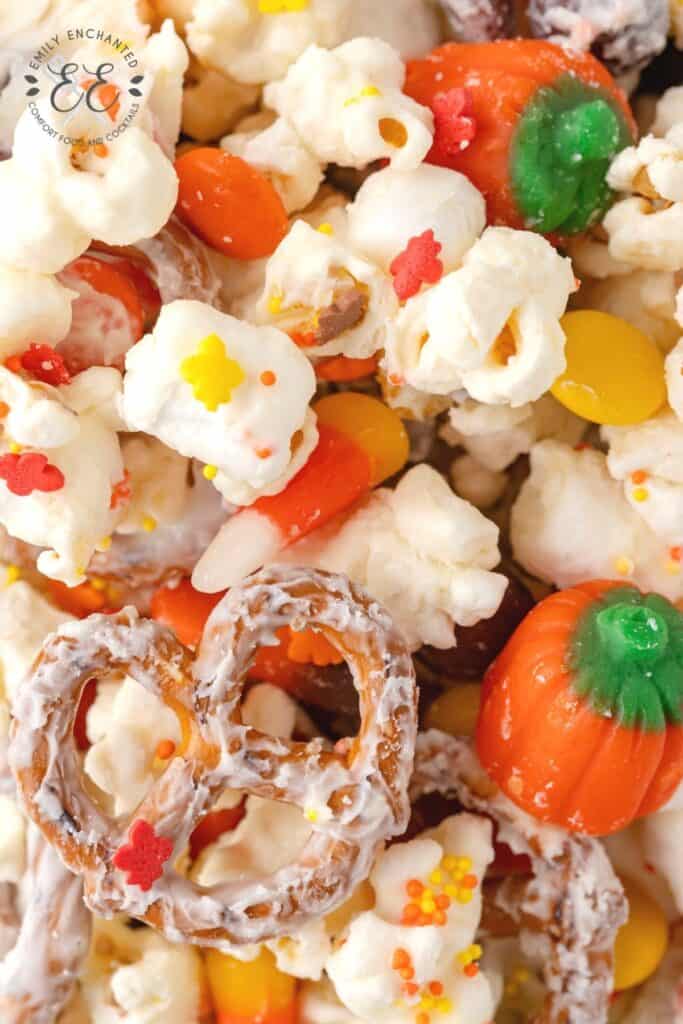 Chocolate Covered Popcorn for Halloween