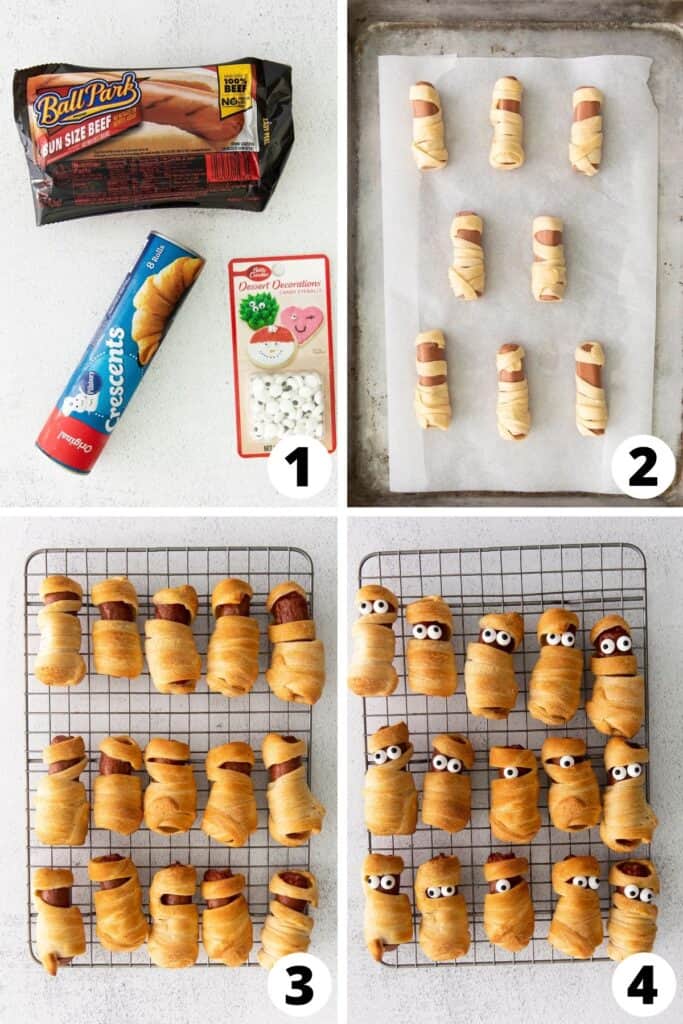 Halloween Pigs in a Blanket Halloween Pigs in a Blanket