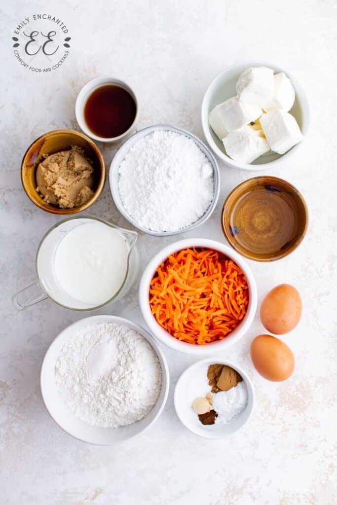 Carrot Cake Pancake Ingredients