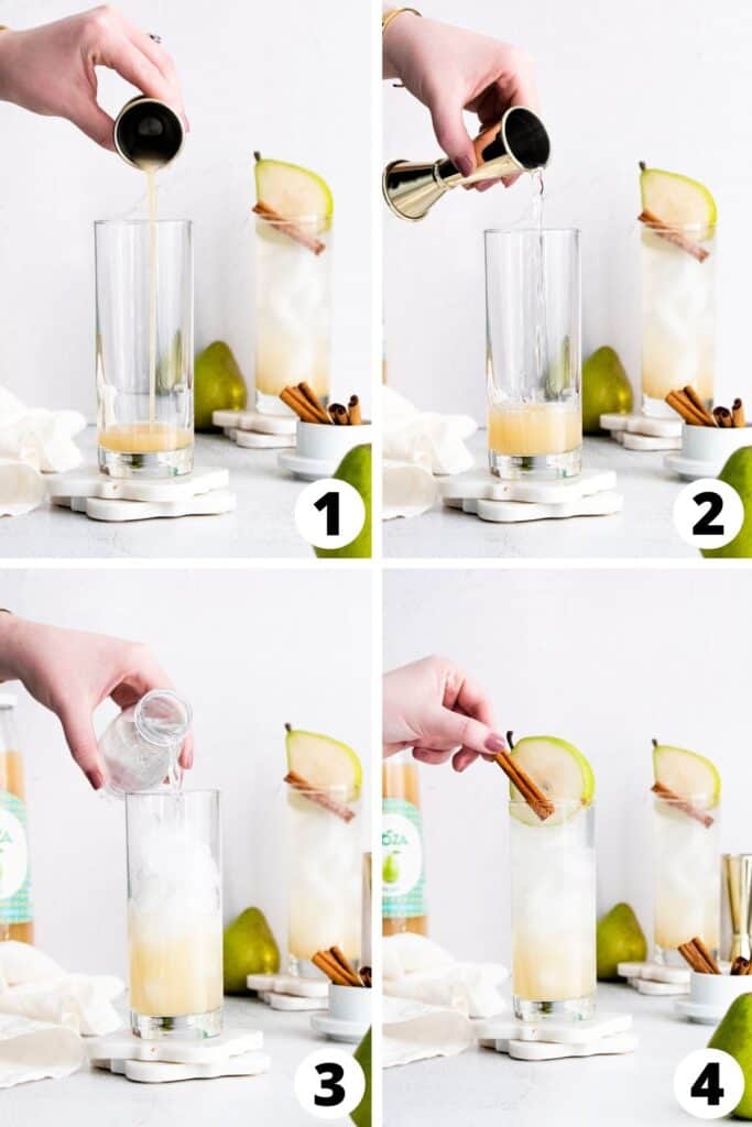 Pear Cinnamon Gin Fizz Pear Cinnamon Gin Fizz