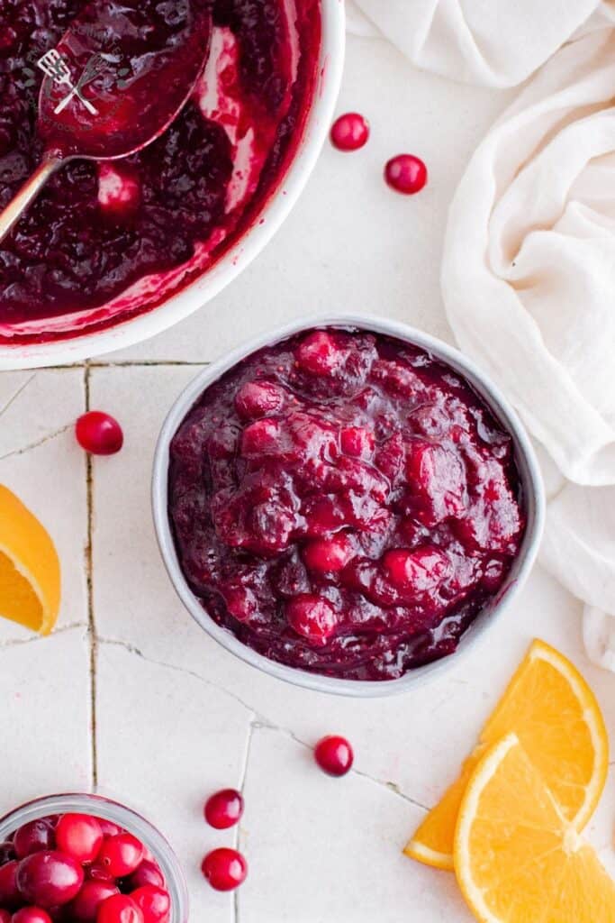 Cranberry Sauce with Orange Juice