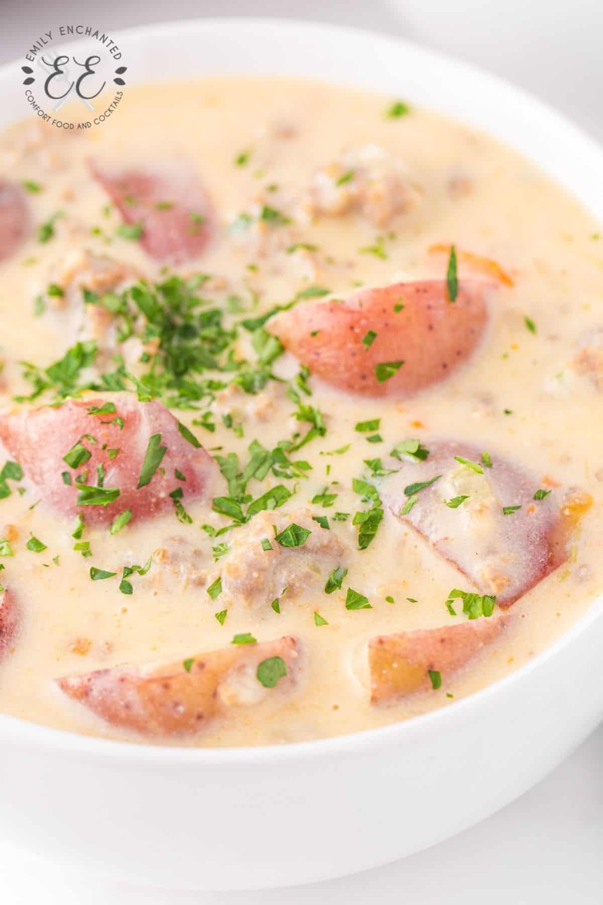 Creamy Potato and Sausage Soup