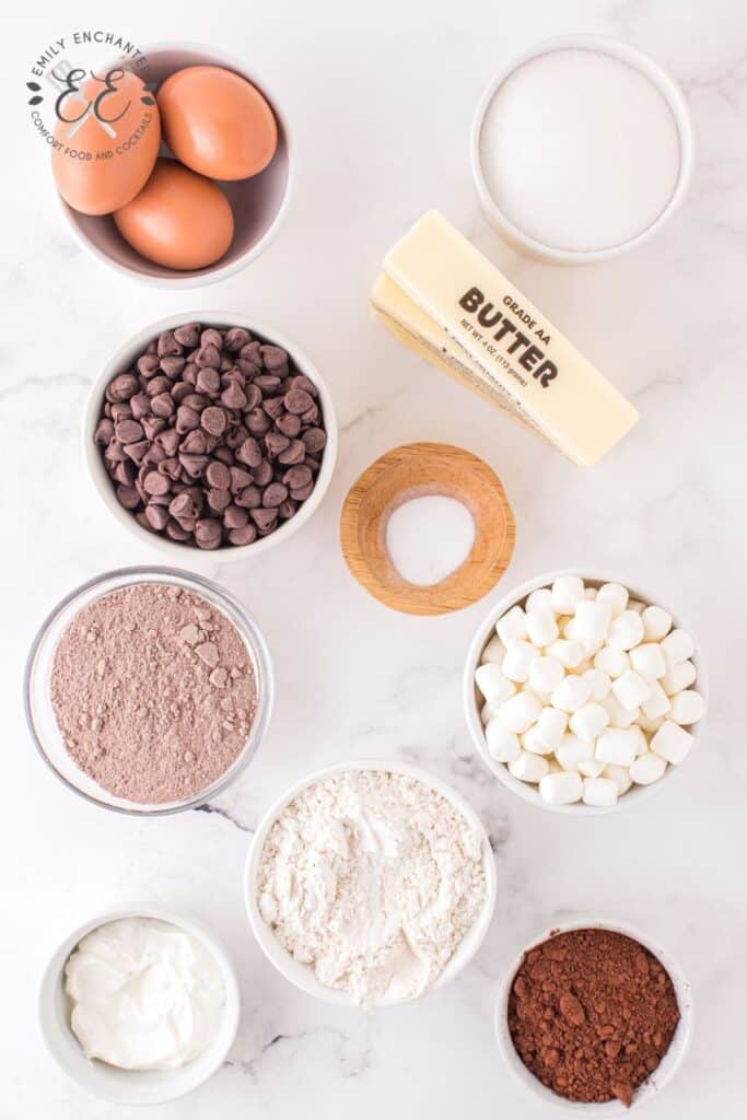 Hot Chocolate Cookie Ingredients