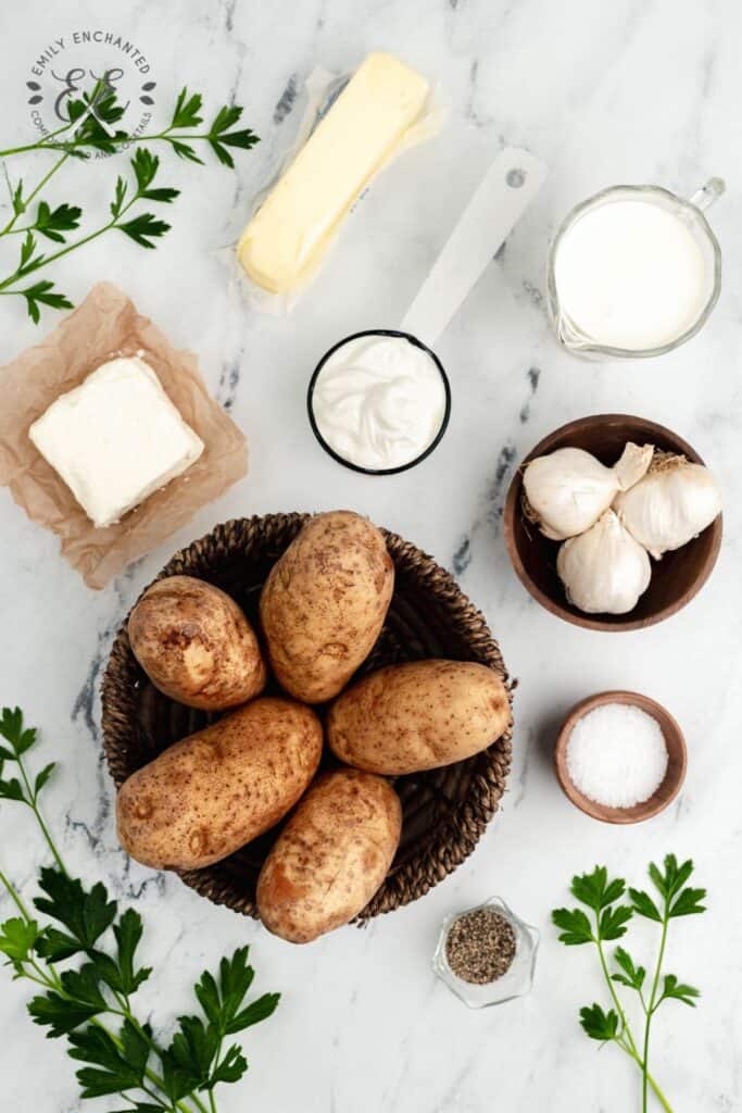 Instant Pot Mashed Potato Ingredients