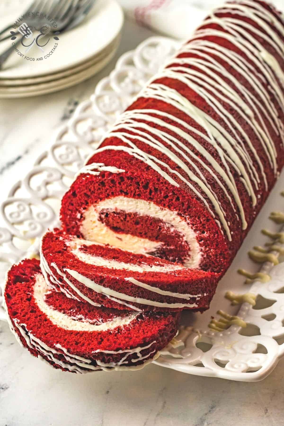 Red Velvet Cake Roll