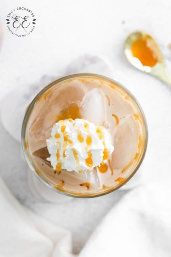 White Russian with Salted Caramel