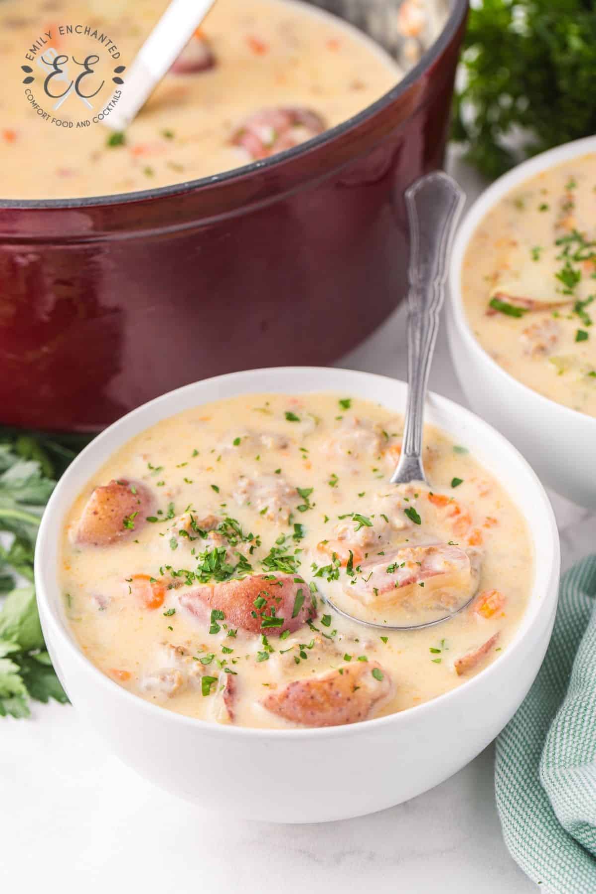 Sausage Soup with Potato