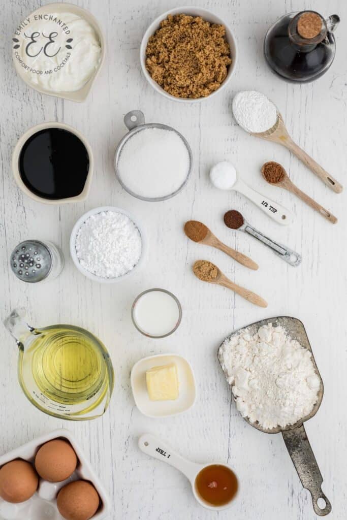 Gingerbread Bundt Cake Ingredients