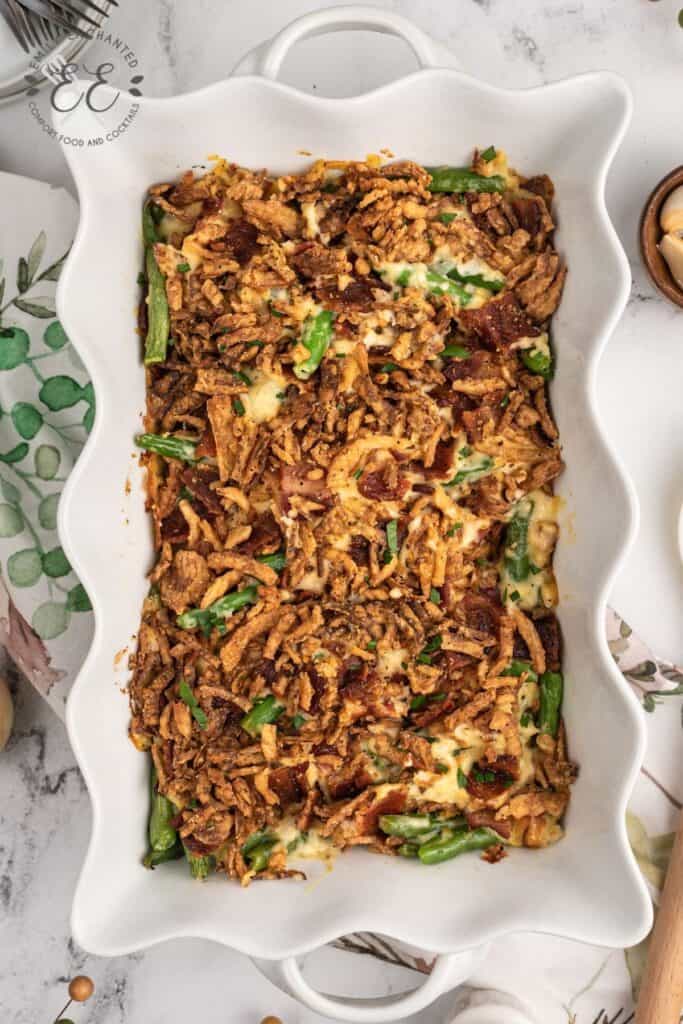 Green Bean Casserole with Bacon