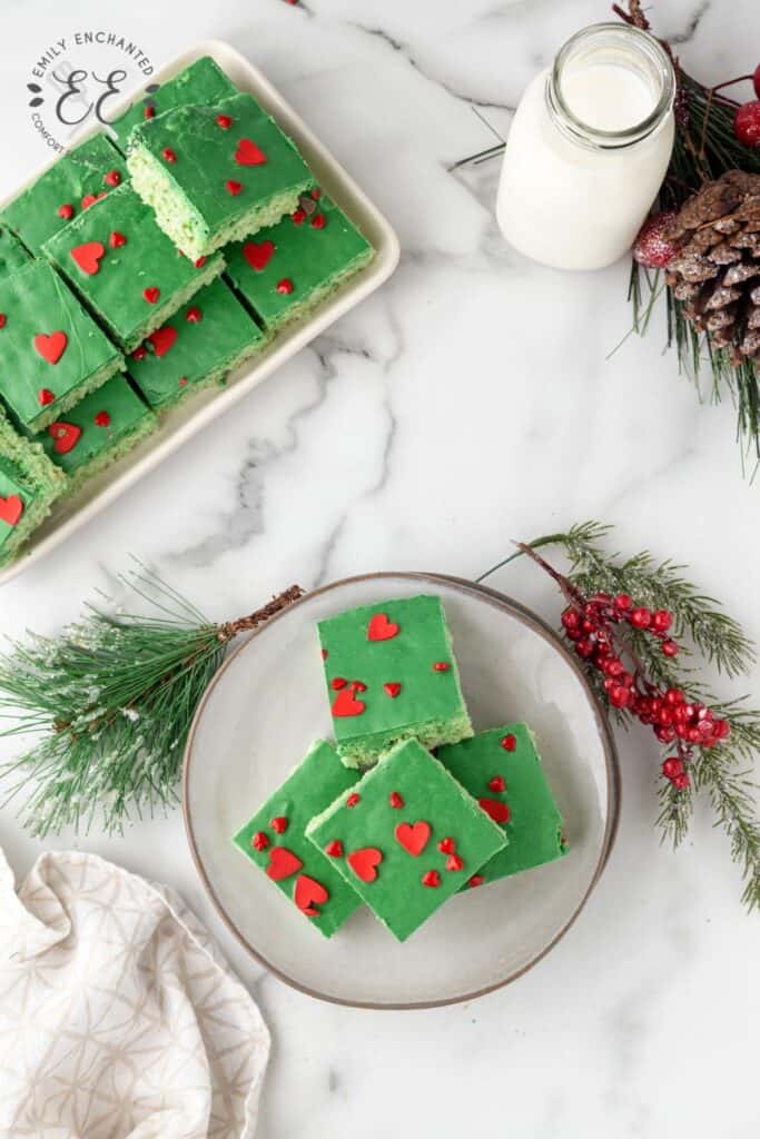 Grinch Rice Crispy Treats