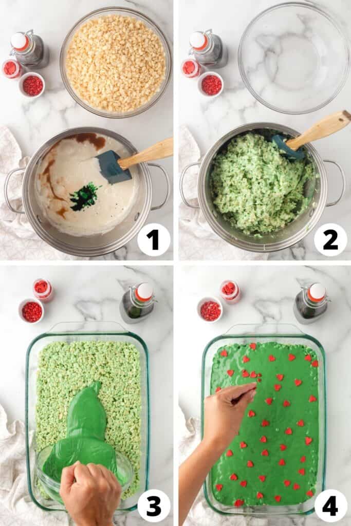 Grinch Dessert Recipe Steps
