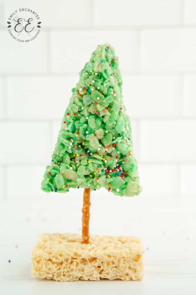 Christmas Tree Rice Crispy Treats Christmas Tree Rice Crispy Treats