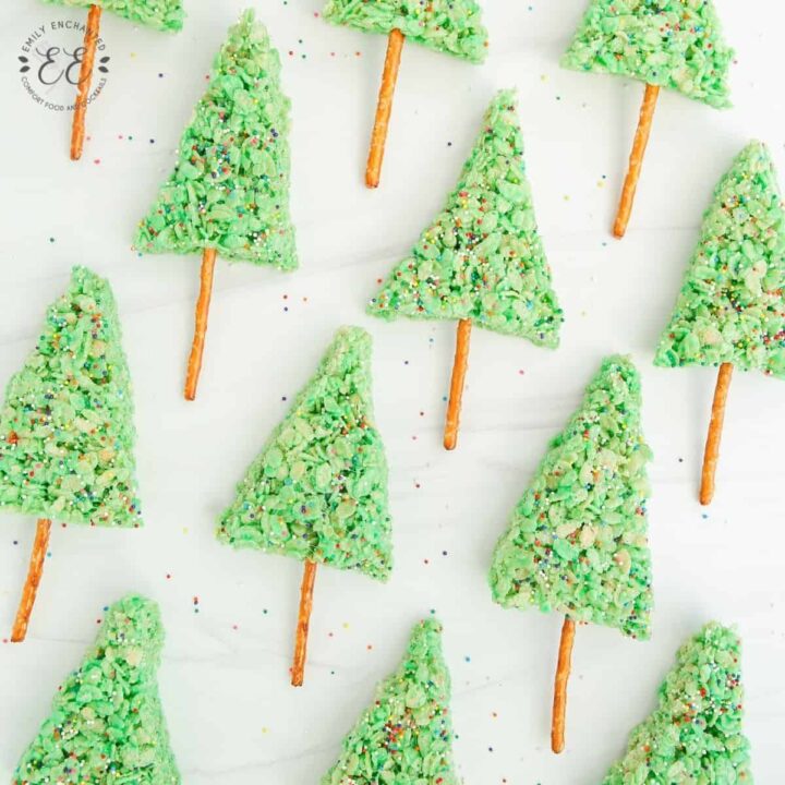 Christmas Tree Rice Krispie Treats