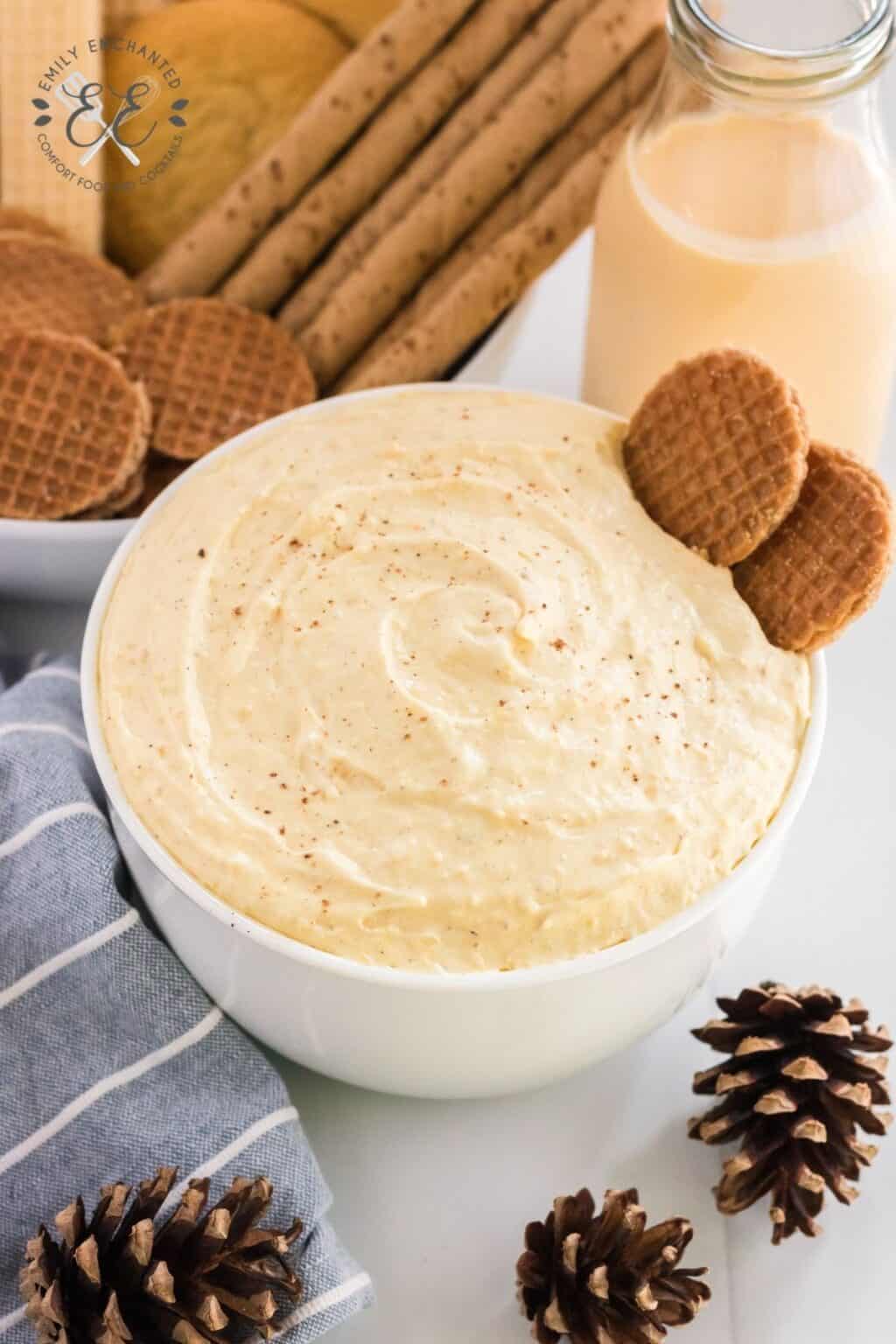 The Best Eggnog Dip (Christmas Dessert Dip Recipe)