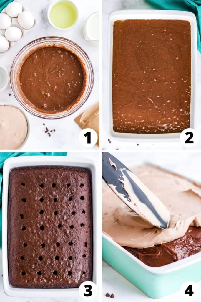 Chocolate Poke Cake with Cake Mix Chocolate Poke Cake with Cake Mix