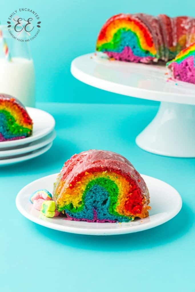 Multi-colored Layered Cake Multi-colored Layered Cake