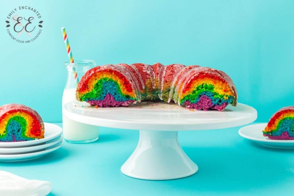 Melting Heart Bundt Cake – A Valentine Rainbow Cake Recipe – Cooking with  Sugar