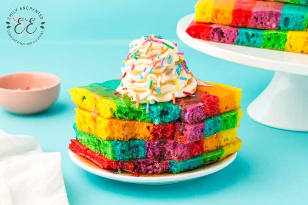 Sheet Pan Rainbow Pancakes