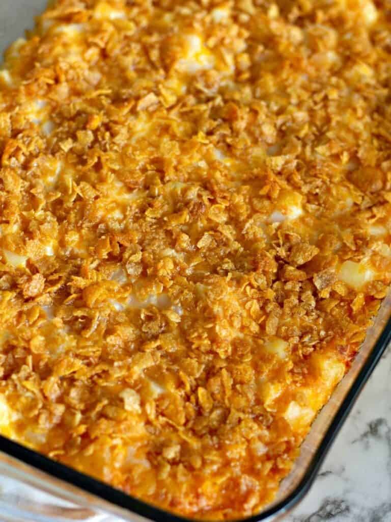 cheesy potato casserole dish